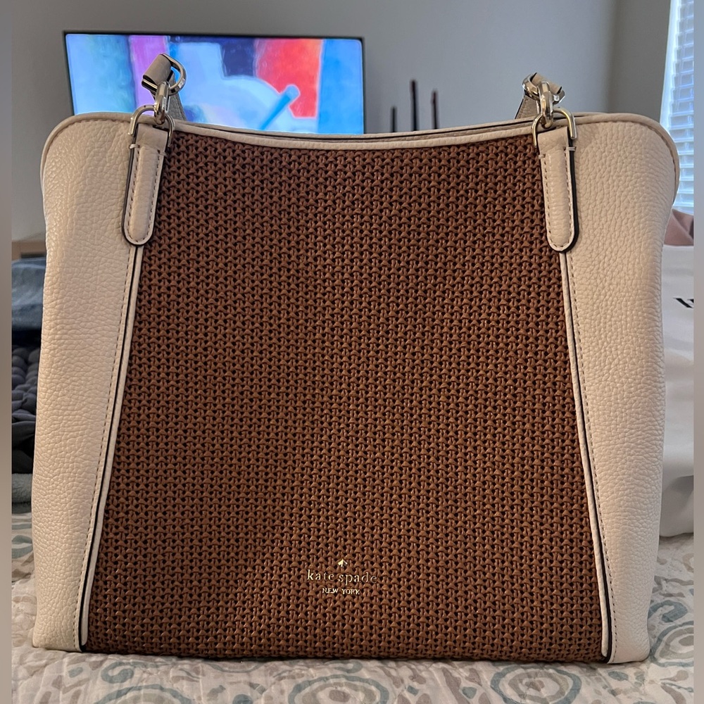 Kate Spade Jackson Straw Triple Compartment Shoulder